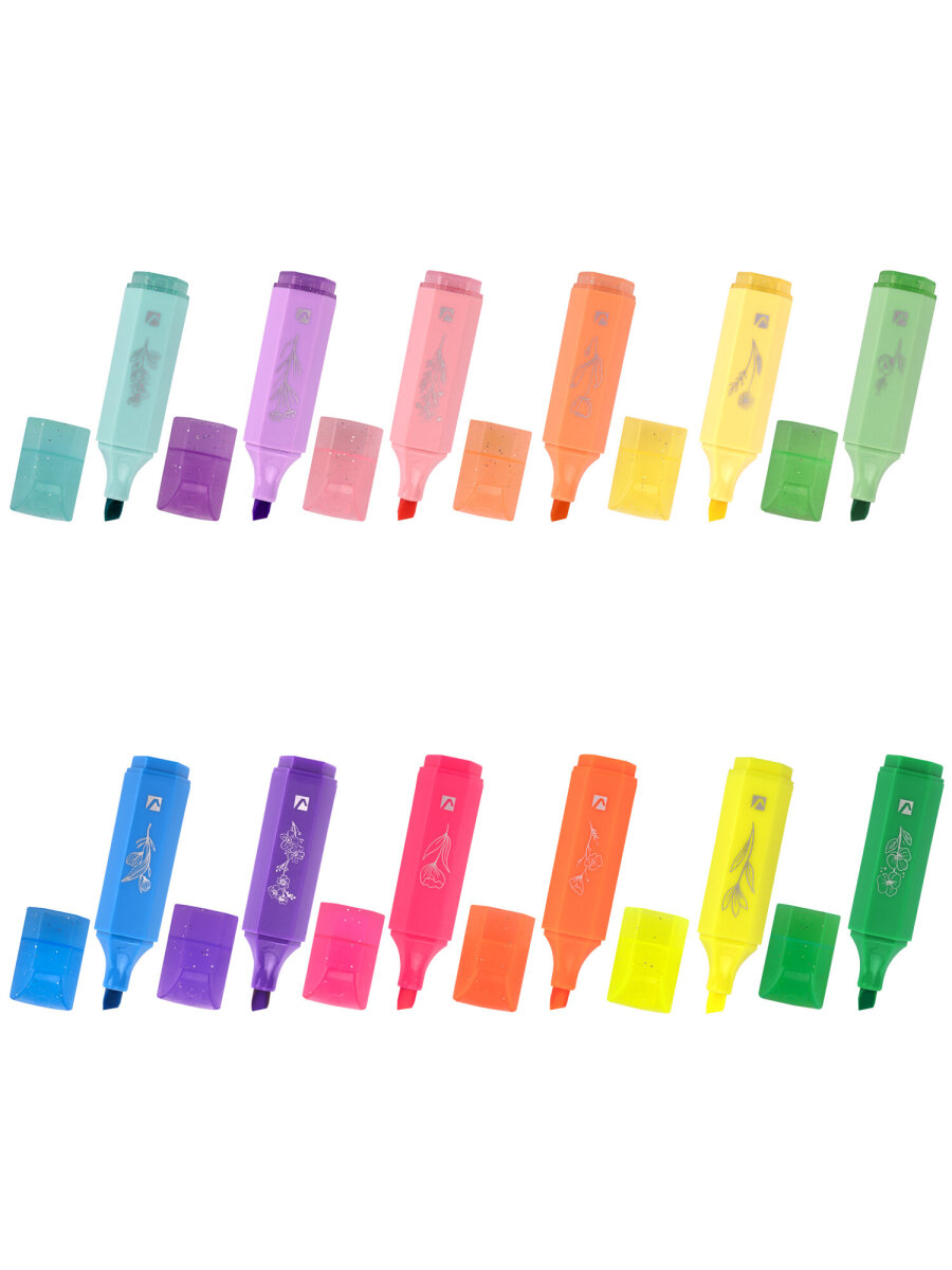 Текстовыделители Brauberg 12 цв. - фото 5