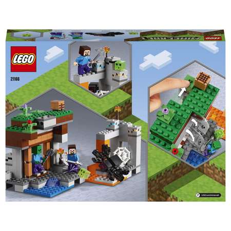 Конструктор LEGO Minecraft Заброшенная шахта блочный
