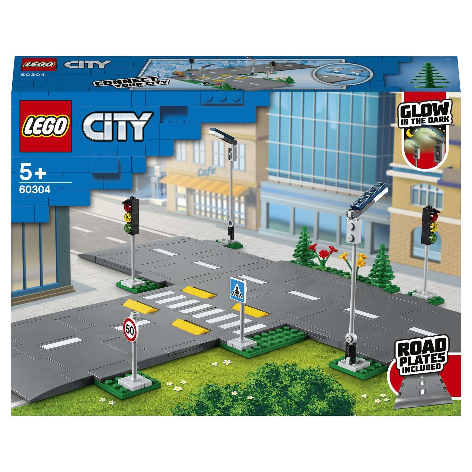 Конструктор LEGO City Town Дорожные пластины блочный - фото 2