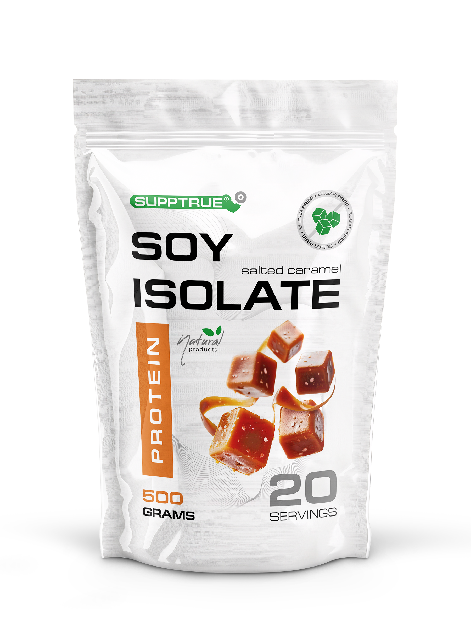 Протеин 0,5 кг. SUPPTRUE SOY ISOLATE со вкусом соленой карамели - фото 15
