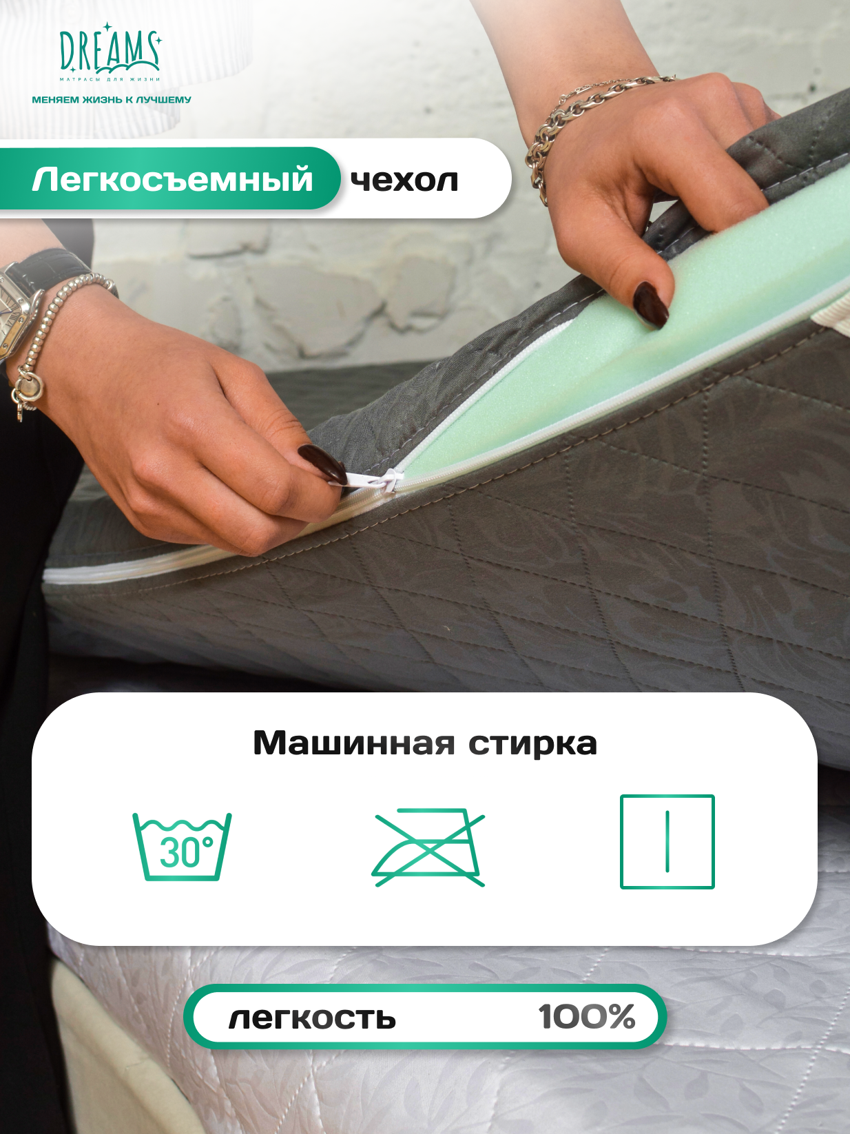 Матрас DREAMS Roll X 190х80 - фото 11