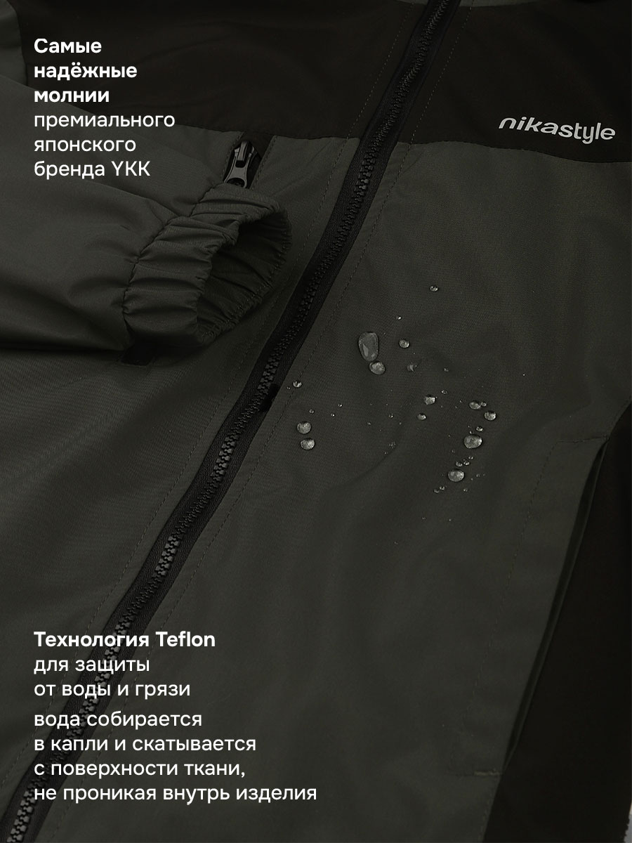 Ветровка NIKASTYLE п4л7526 хаки - фото 6