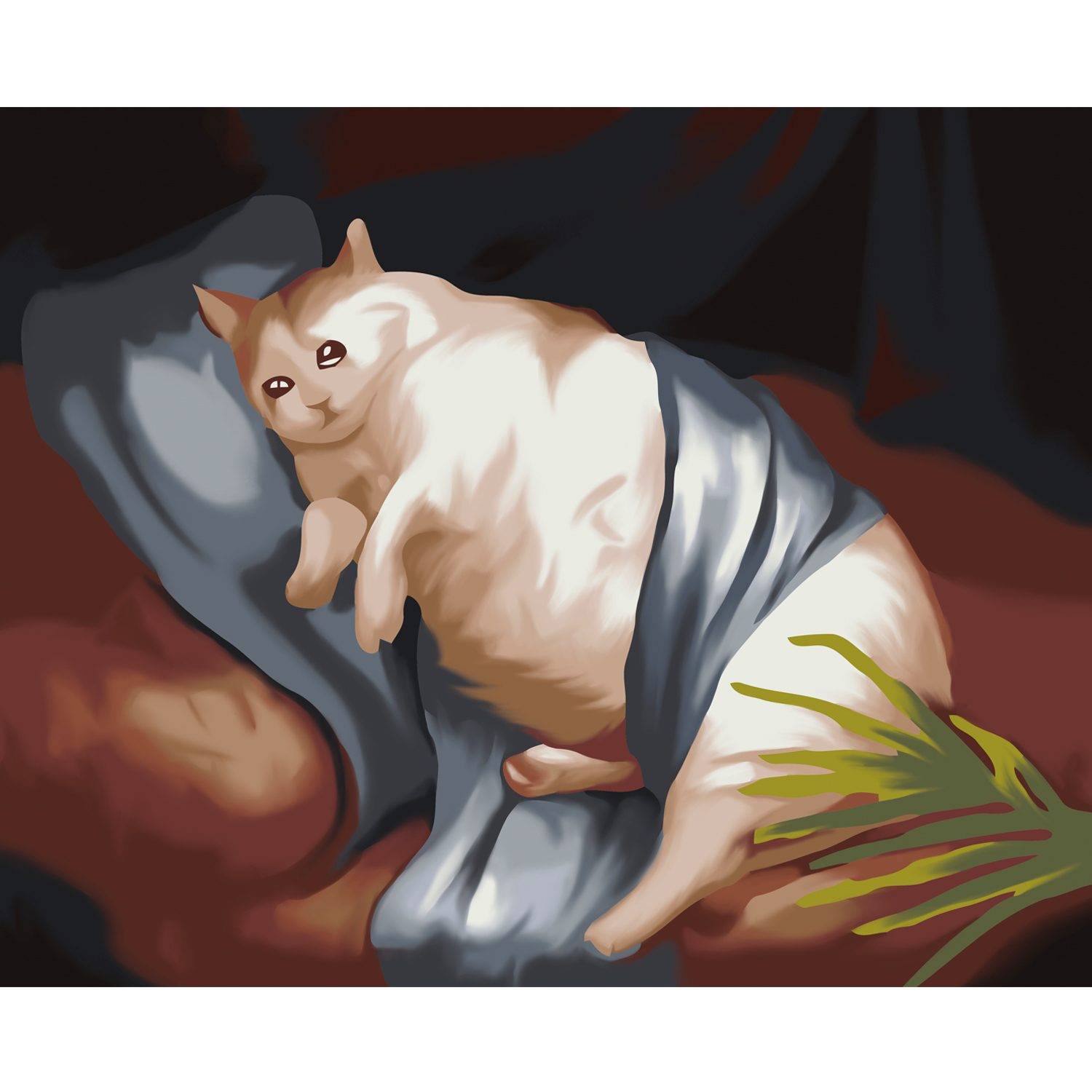 Картина по номерам Hobby Paint Грустный котик в ассортименте - фото 2