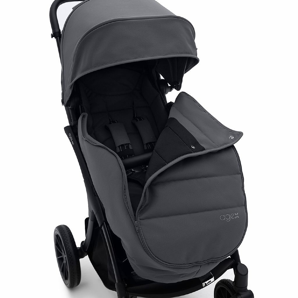 Коляска прогулочная agex All Road серый - фото 9