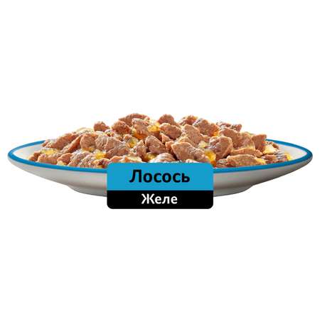 Корм для кошек Whiskas желе с лососем 75г