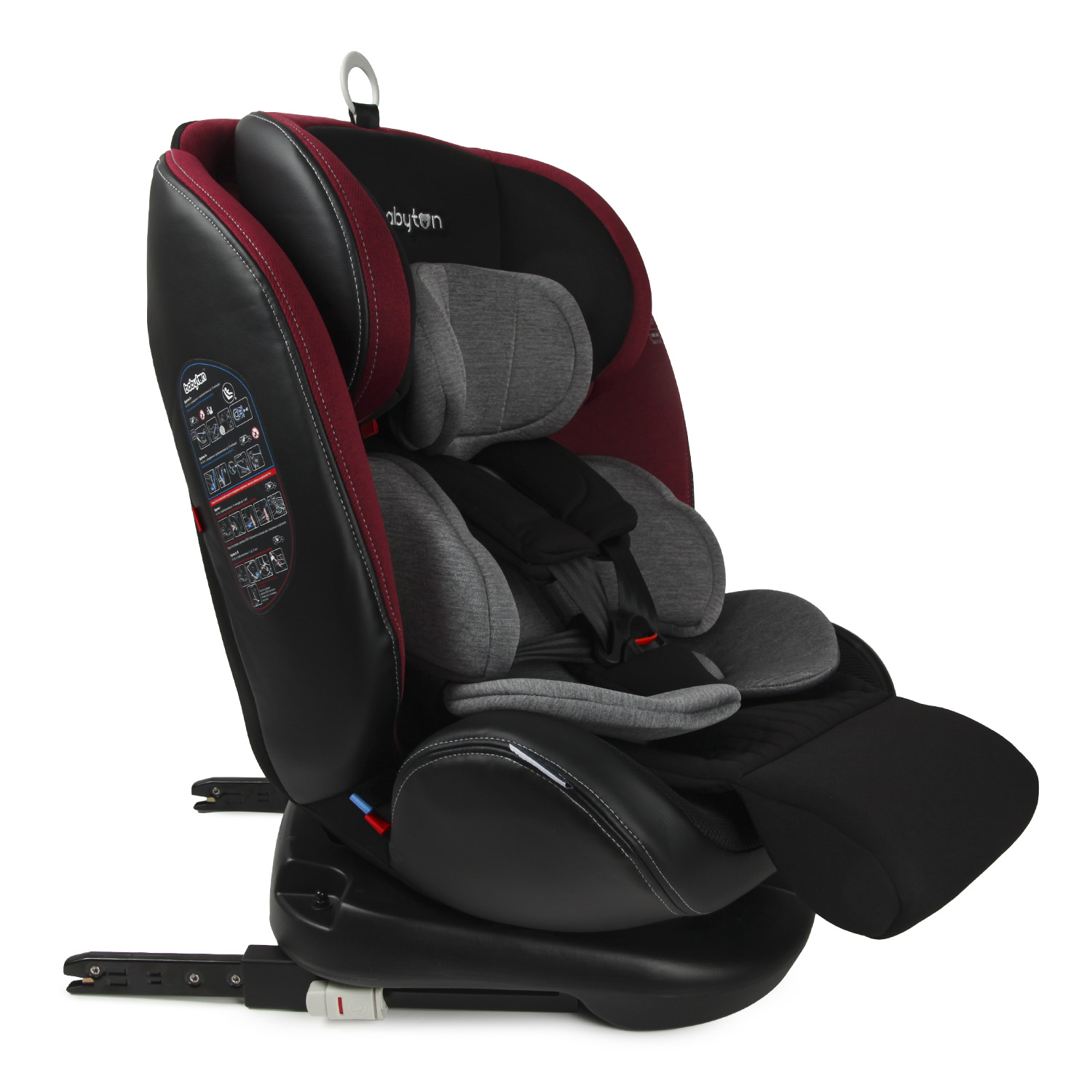 Автокресло Babyton Multi-Stage Black-Red Isofix 0+/1/2/3 (0-36 кг) - фото 13