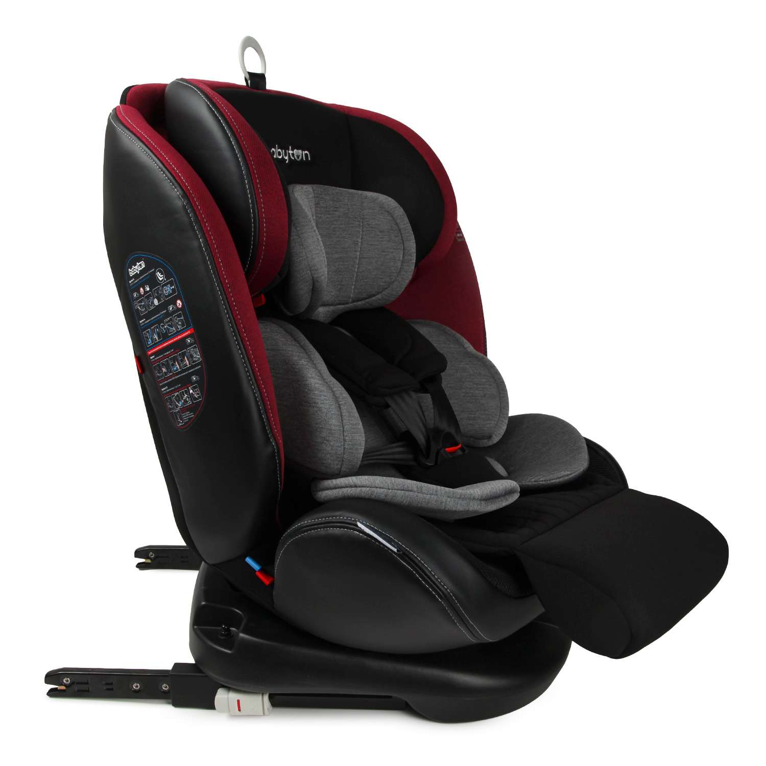 Автокресло Babyton Multi-Stage Black-Red Isofix 0+/1/2/3 (0-36 кг) - фото 13