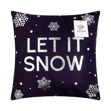 Чехол на подушку Этель Let it snow 40х40 см