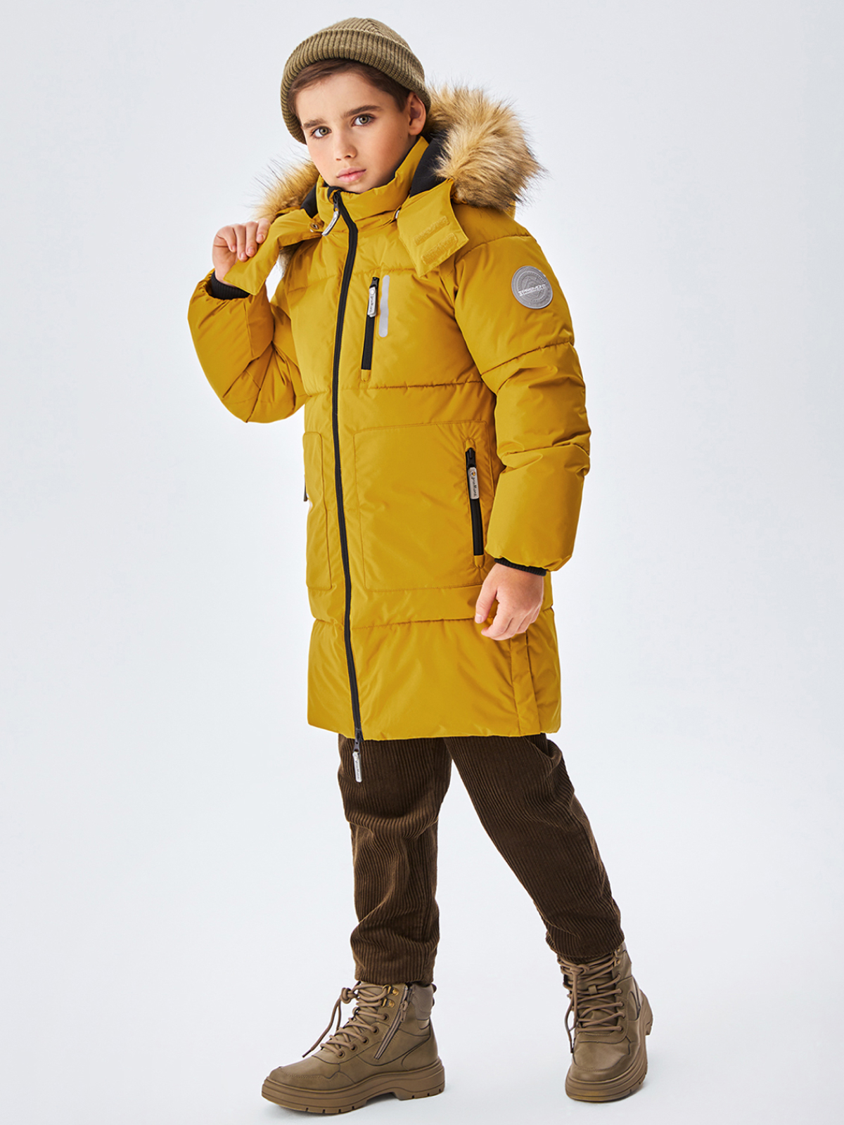 Пальто Premont WP323812YELLOW - фото 11