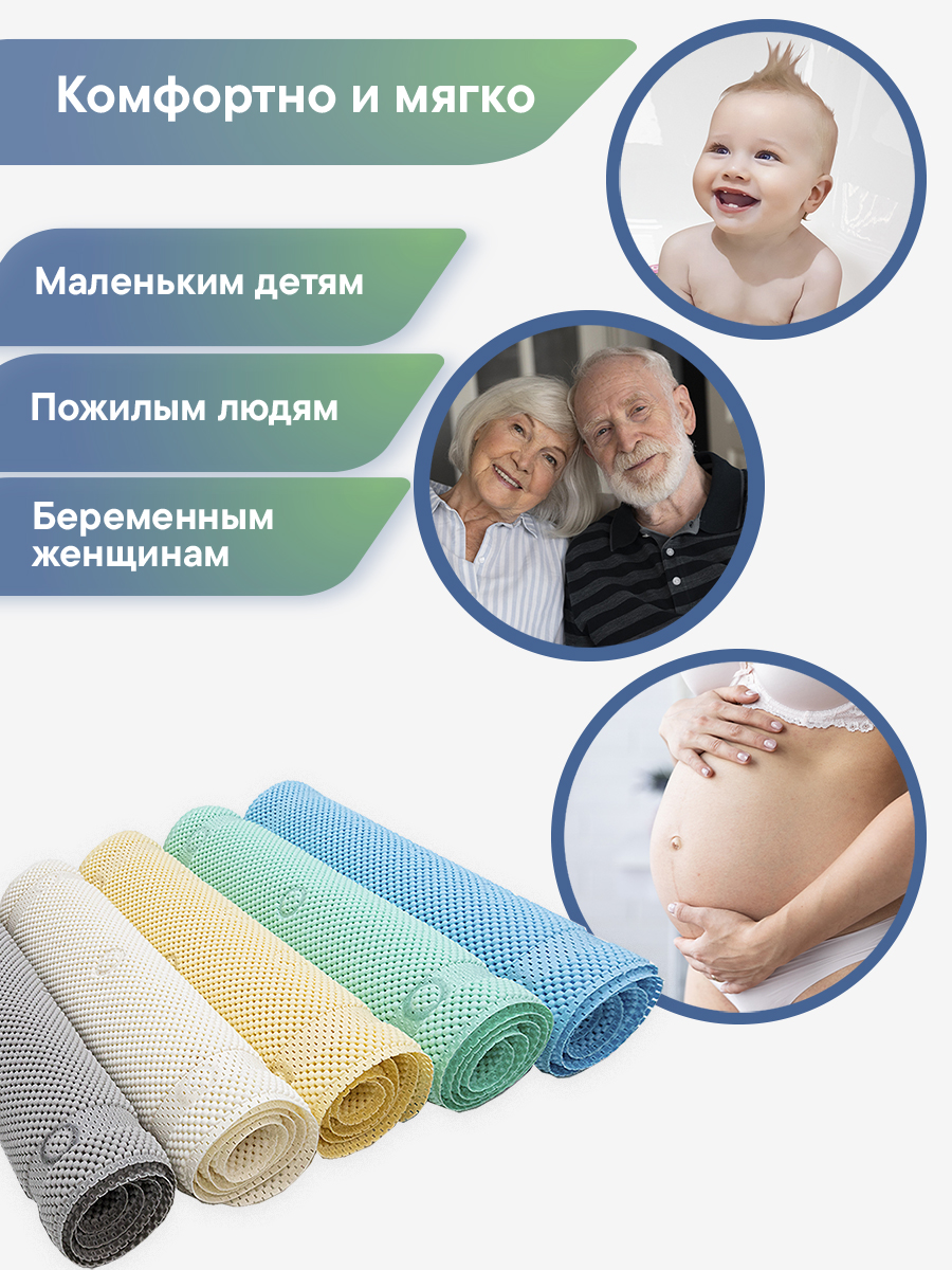 Коврик для ванной VILINA 43 x 90 см - фото 6