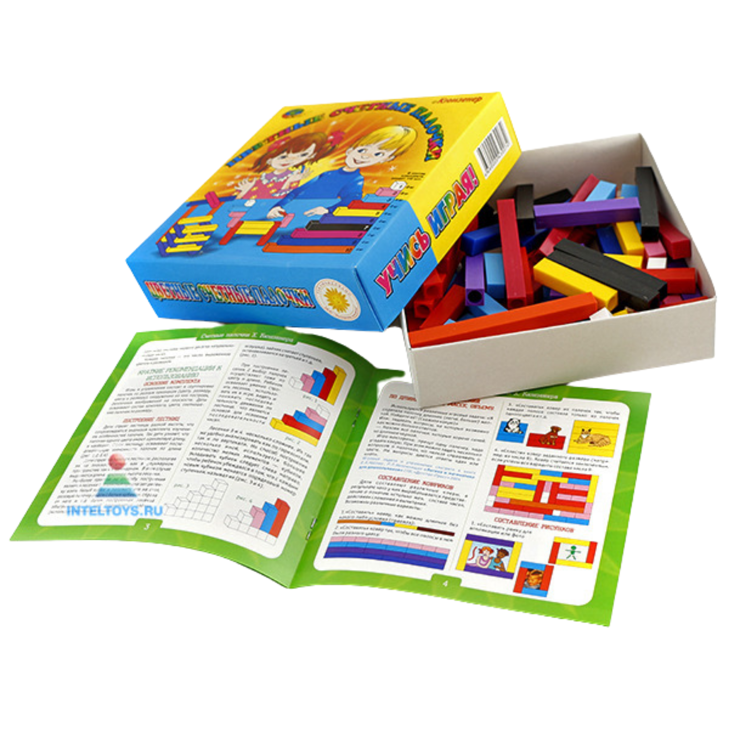 Игра логическая Корвет Счетные палочки кюизенера - фото 3
