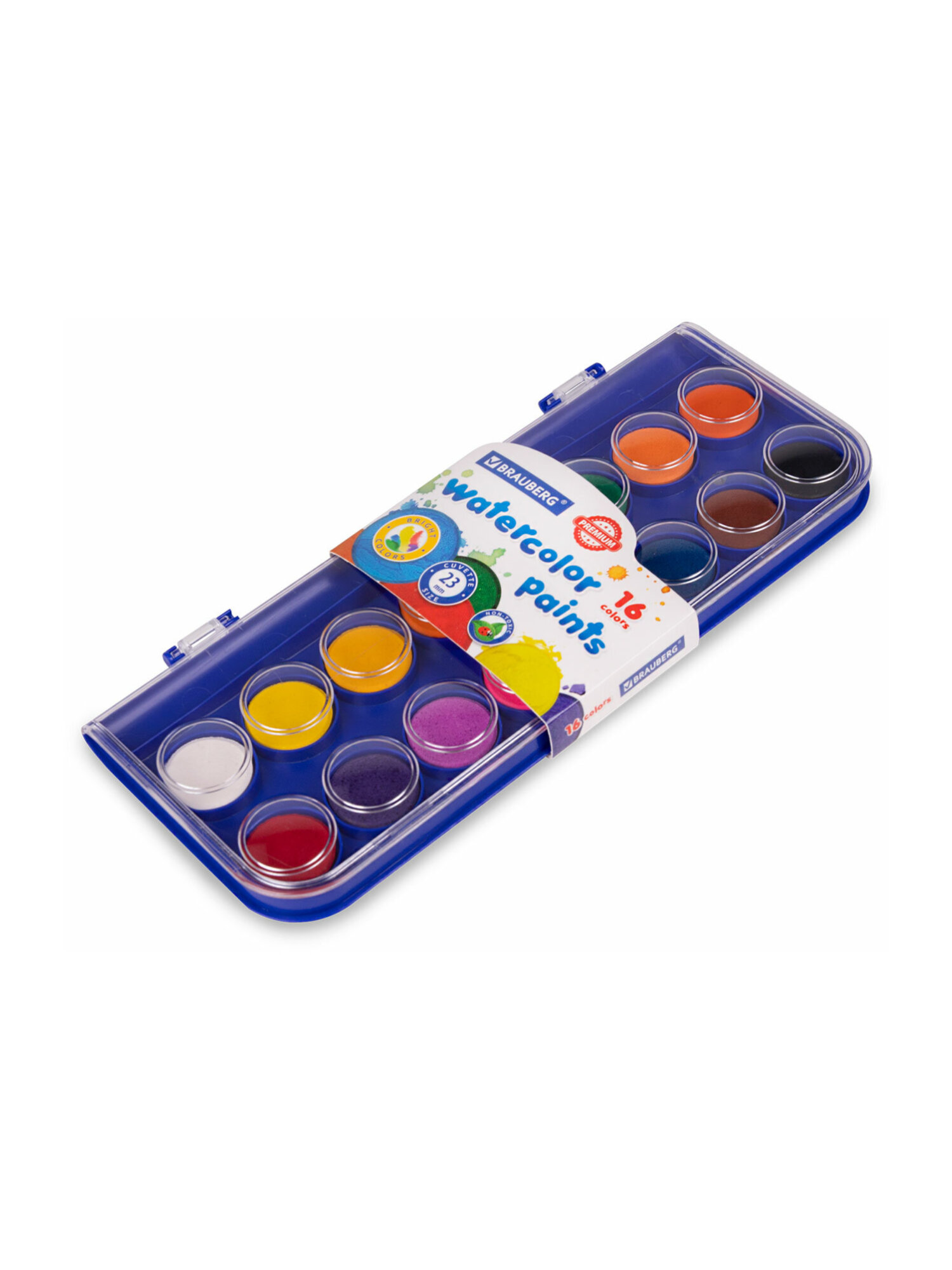 Краски акварель Brauberg 16 цв. - фото 6
