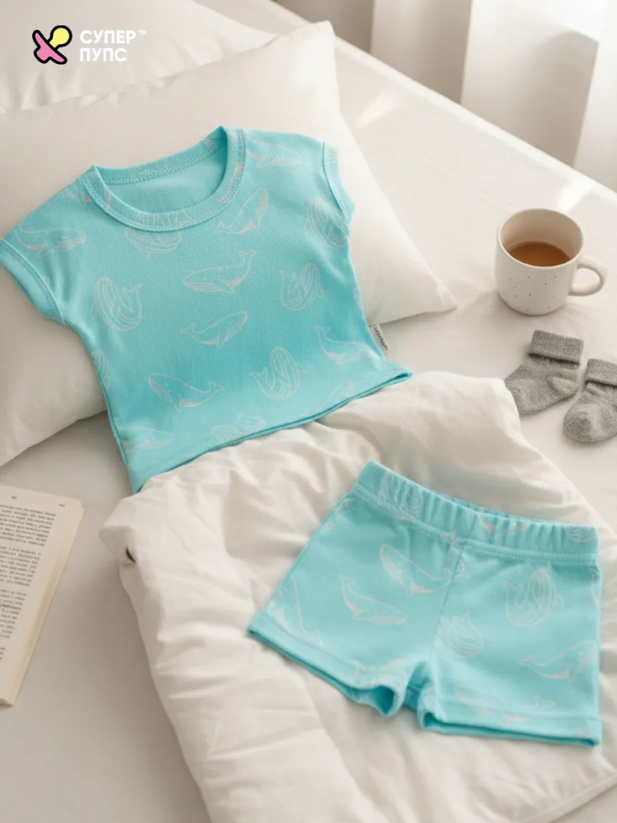 Футболка и шорты Супер Пупс нбр/футшорты/SK24/киты - фото 17