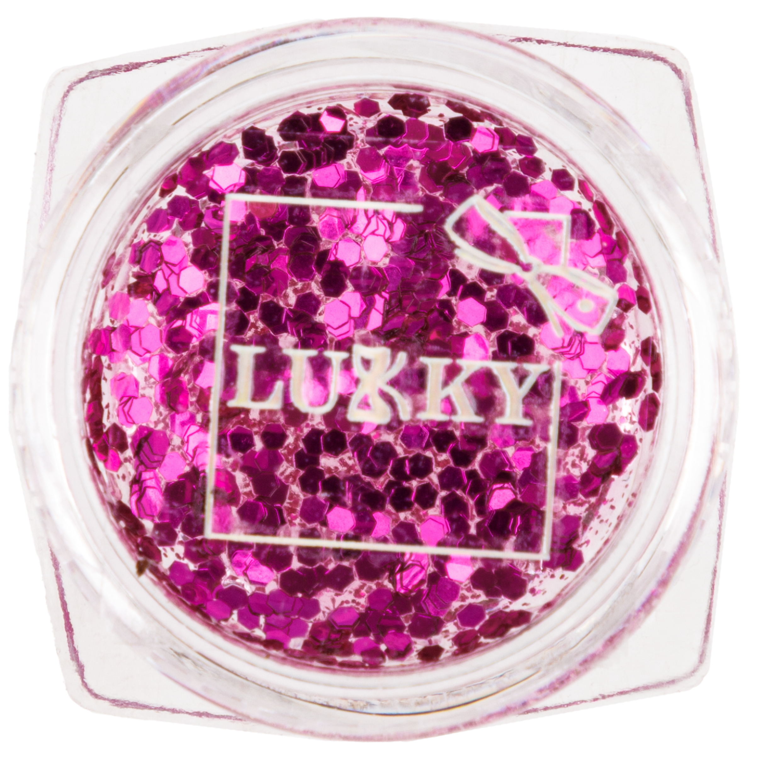 Набор декоративной косметики LUKKY тени с блёстками 2 лака для ногтей бальзам для губ блестки пилочка разделитель - фото 4