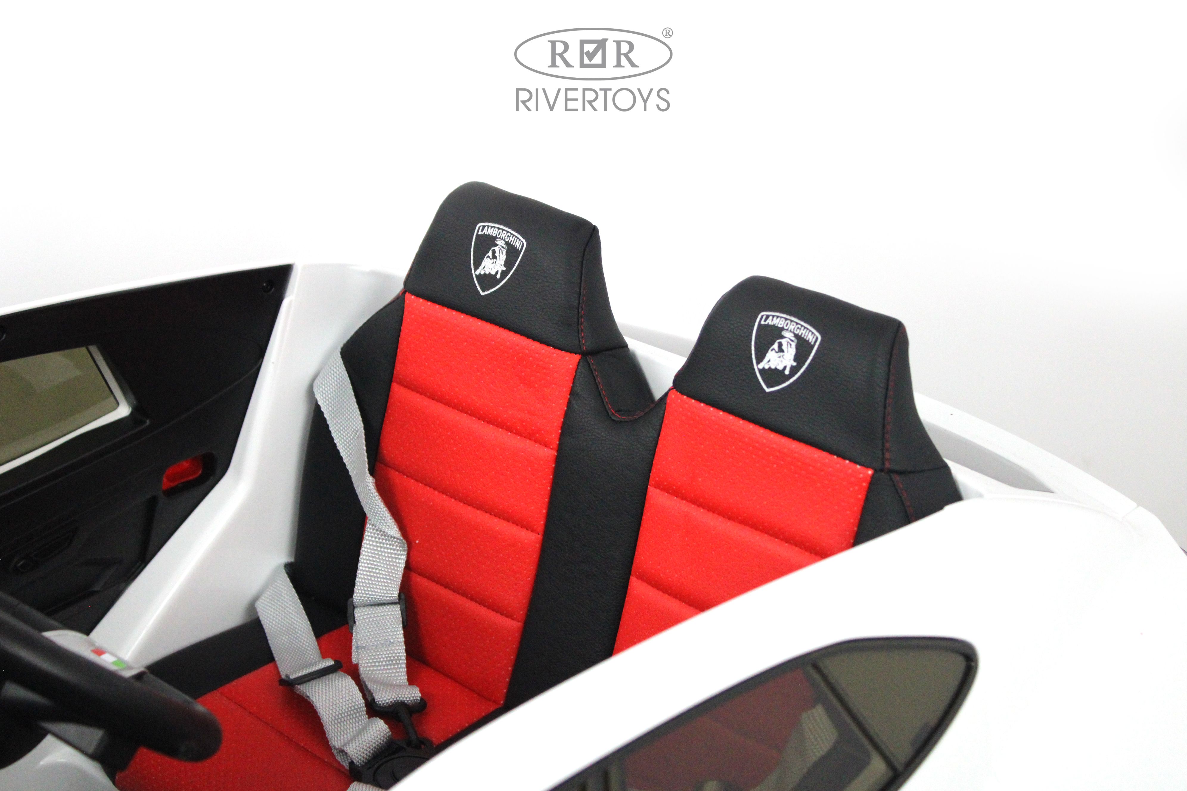 Электромобиль RIVERTOYS E777EE-WHITE С пультом ДУ - фото 15