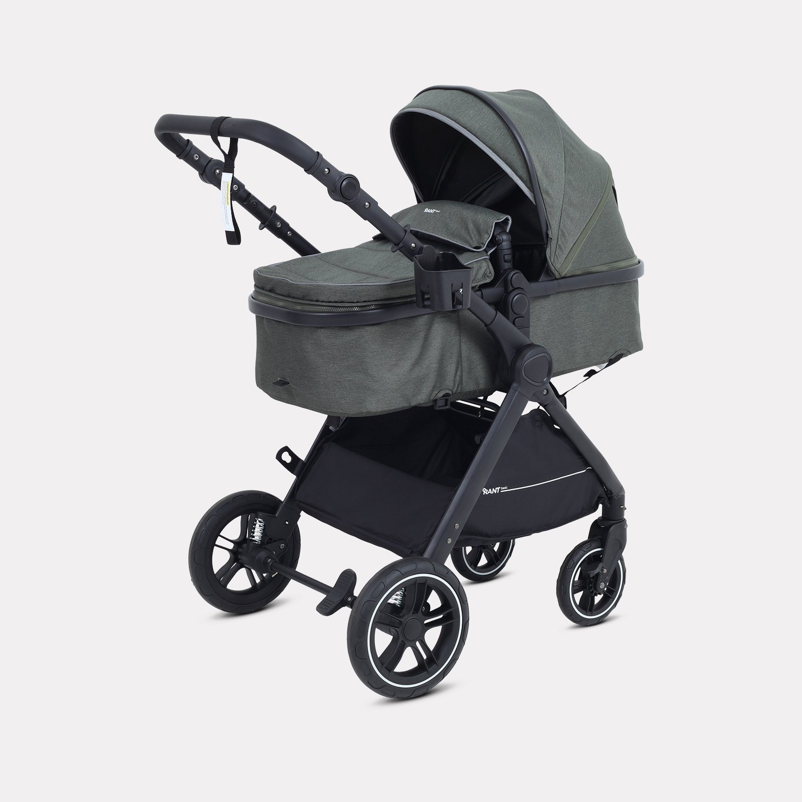 Коляска трансформер Rant Basic Roller 2в1, olive зеленый - фото 1