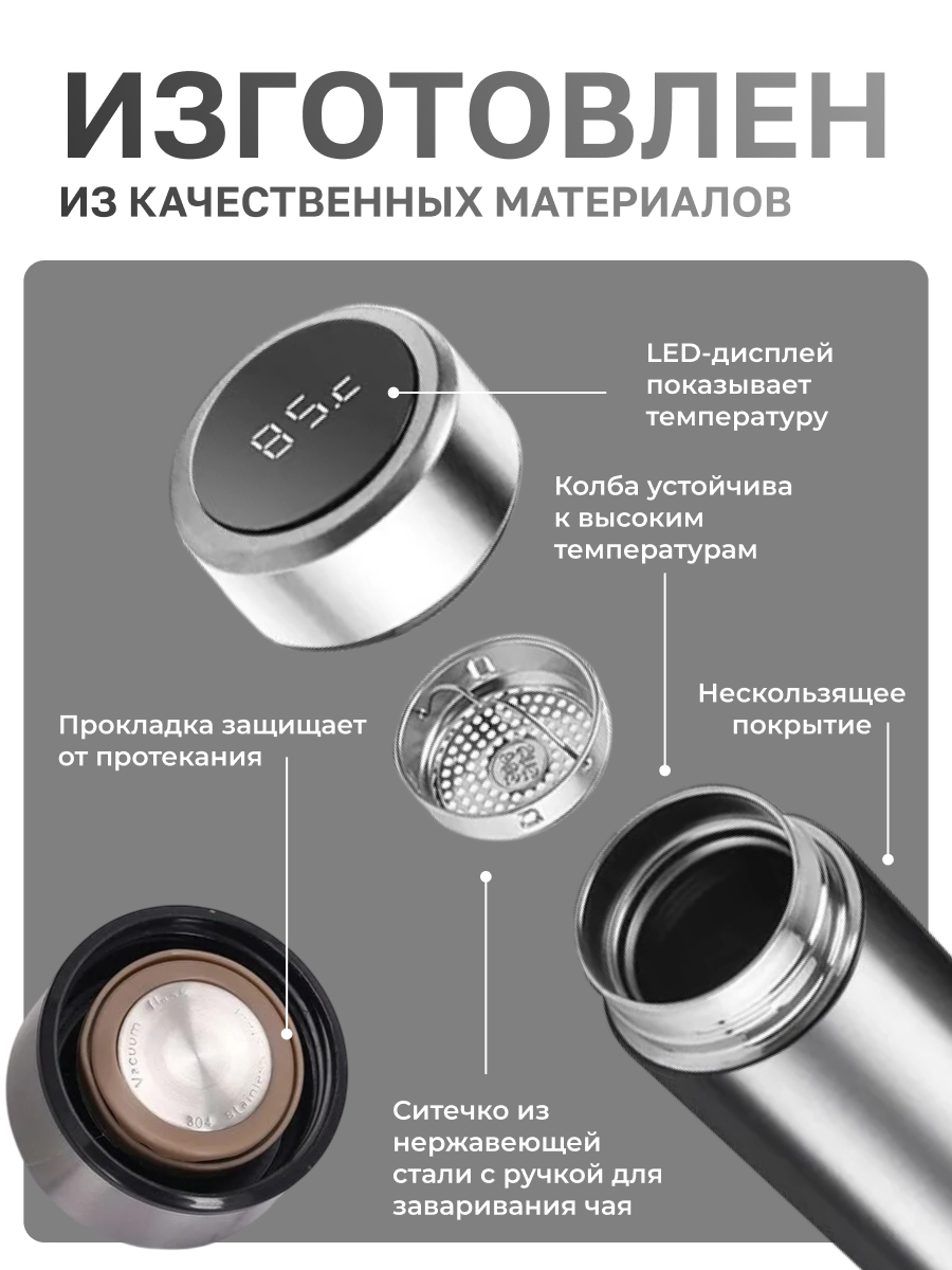 Термос WOEX С датчиком температуры - фото 6