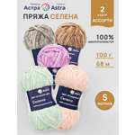 Пряжа для вязания Astra Premium 100г 68м 5шт