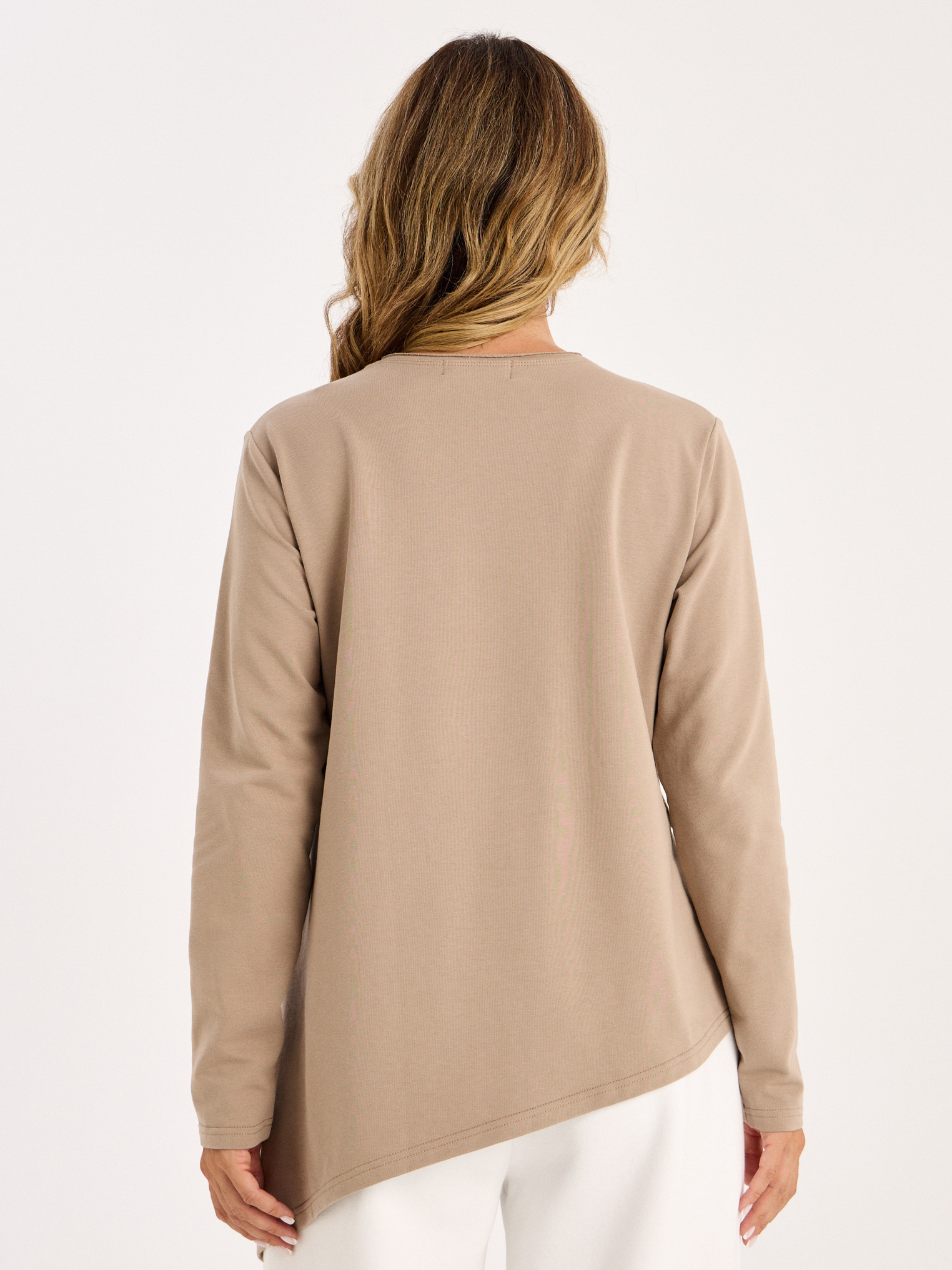 Лонгслив для беременных и кормящих Proud Mom ЛОГР-0500-беж - фото 9