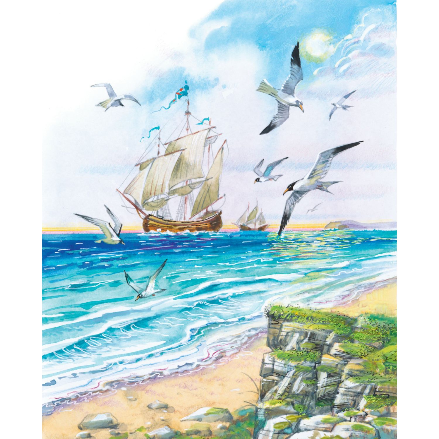 Книга Эксмо Робинзон Крузо иллюстрации Канивца - фото 2