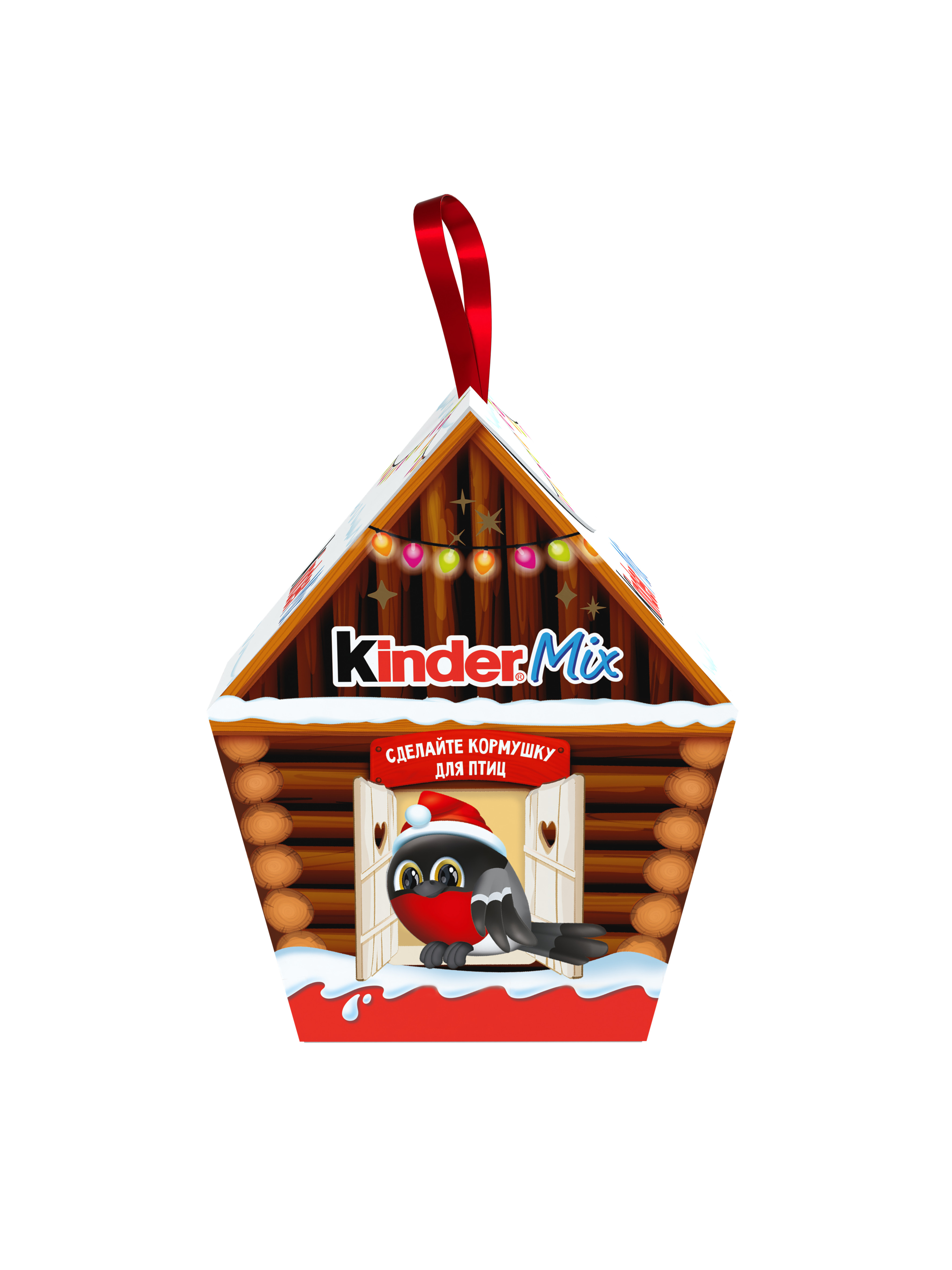 Набор подарочный Kinder Mix Кормушка для птиц 99г - фото 1