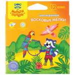 Восковые мелки Мульти Пульти 12 шт.