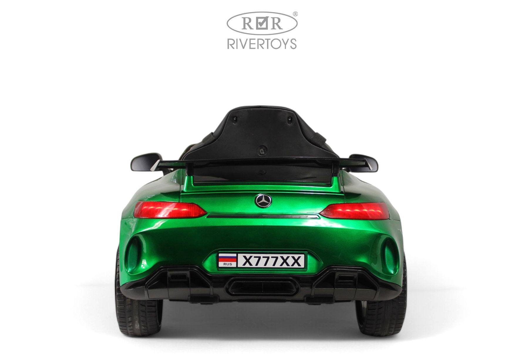 Электромобиль RIVERTOYS Mercedes X777XX-AMG-GREEN-GLANEC С пультом ДУ - фото 9