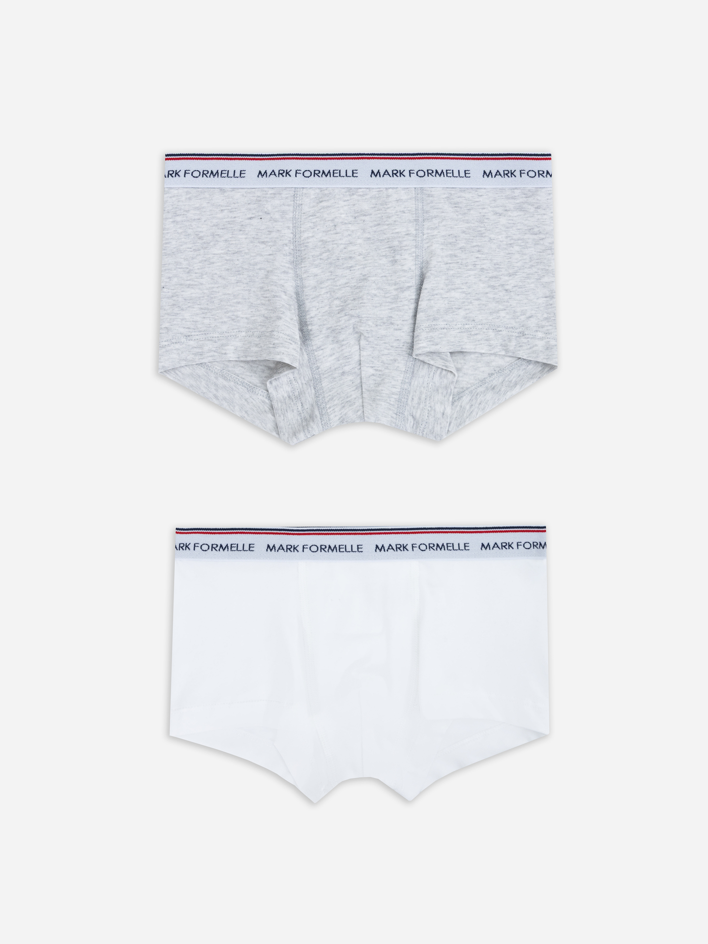 Трусы 2 шт Mark Formelle (Марк Формэль) 413354-2/белый +серый меланж 4306А - фото 1
