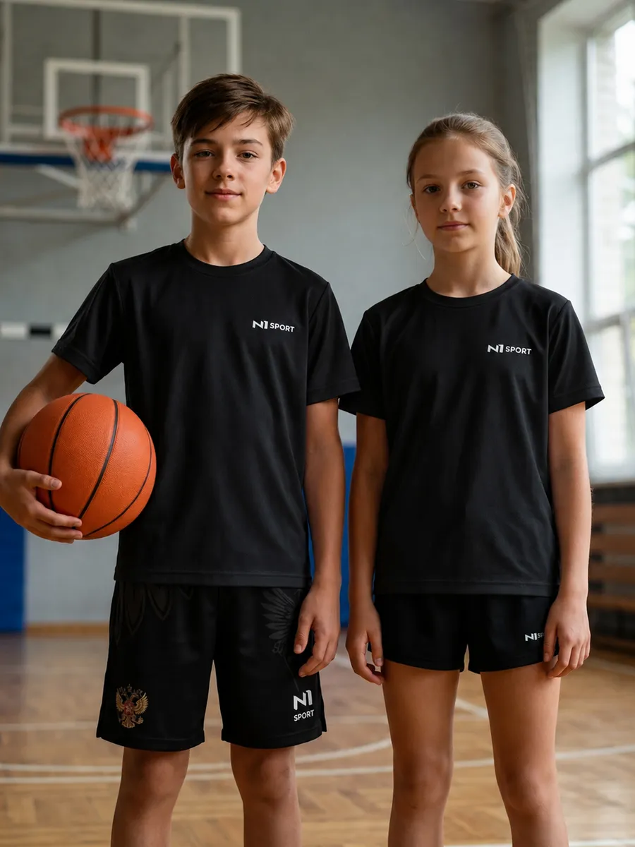 Футболка спортивная N1Sport К1Н-НИК-Р/Д/Ч - фото 10