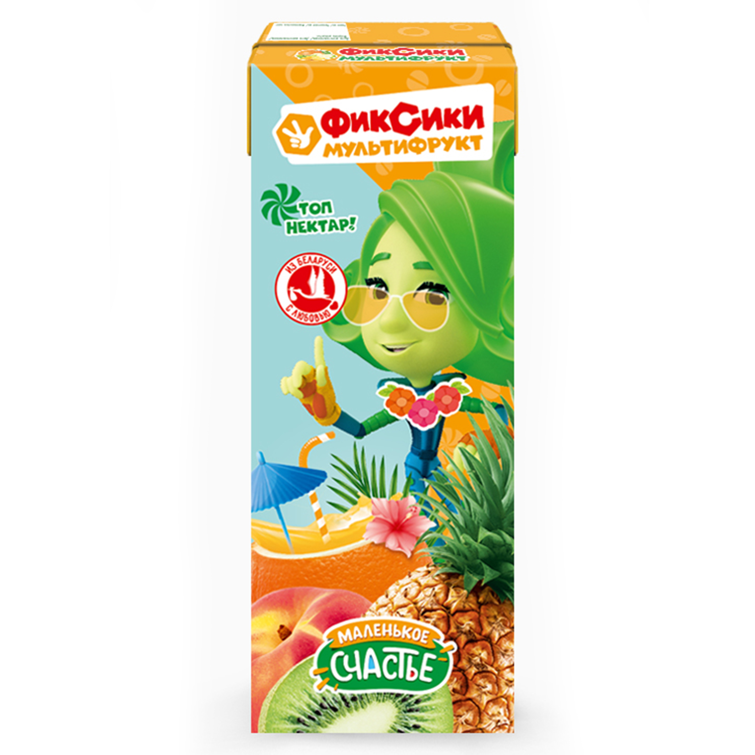 Нектар Фиксики Мультифрукт с 8 мес 0.2 л - фото 1