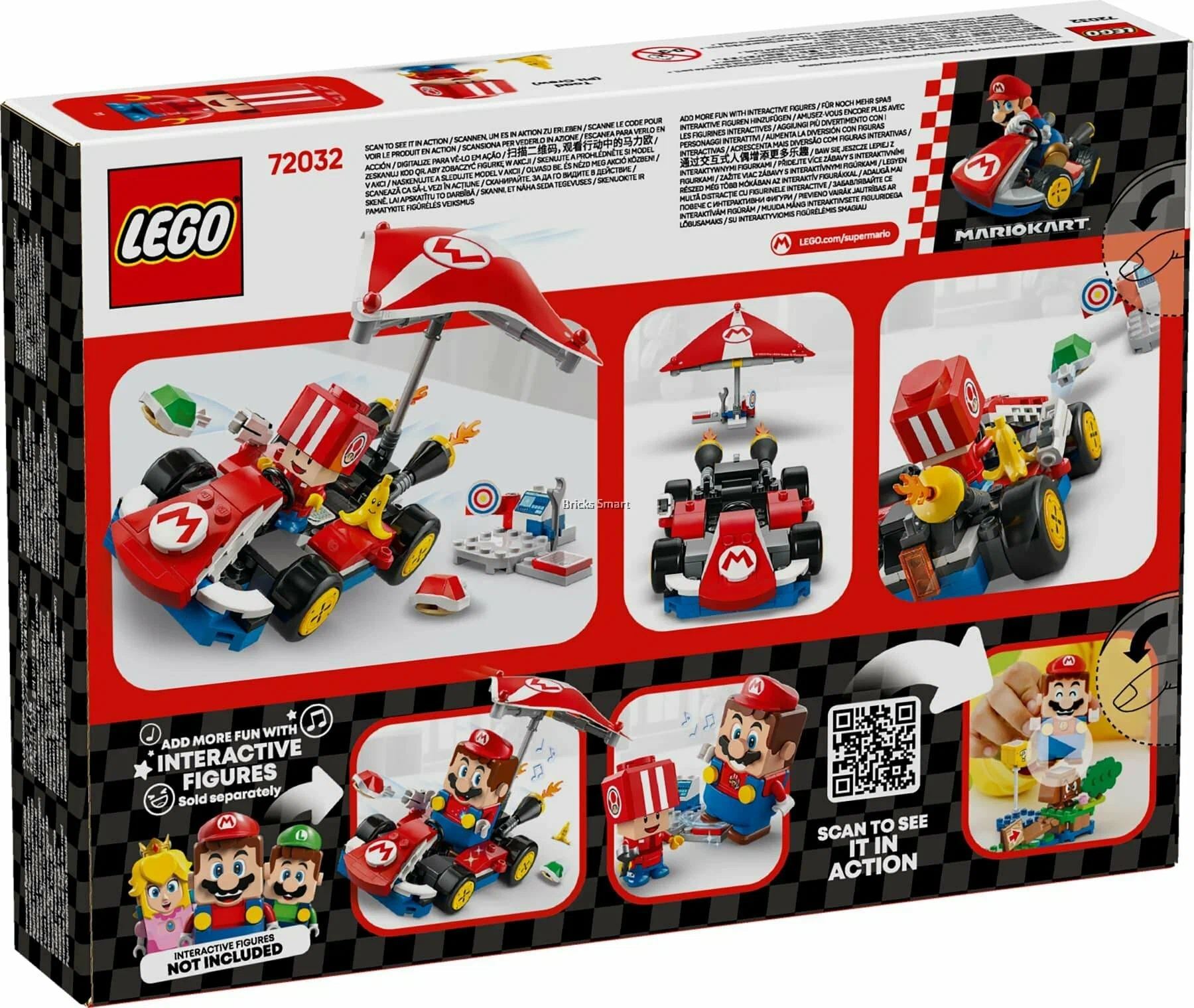 Конструктор LEGO Super Mario Стандартный картинг 174 дет. - фото 8