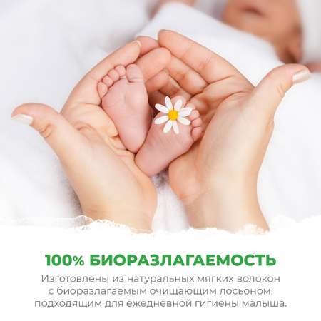 Влажные салфетки Synergetic антибактериальные 4 упак. 60 шт.