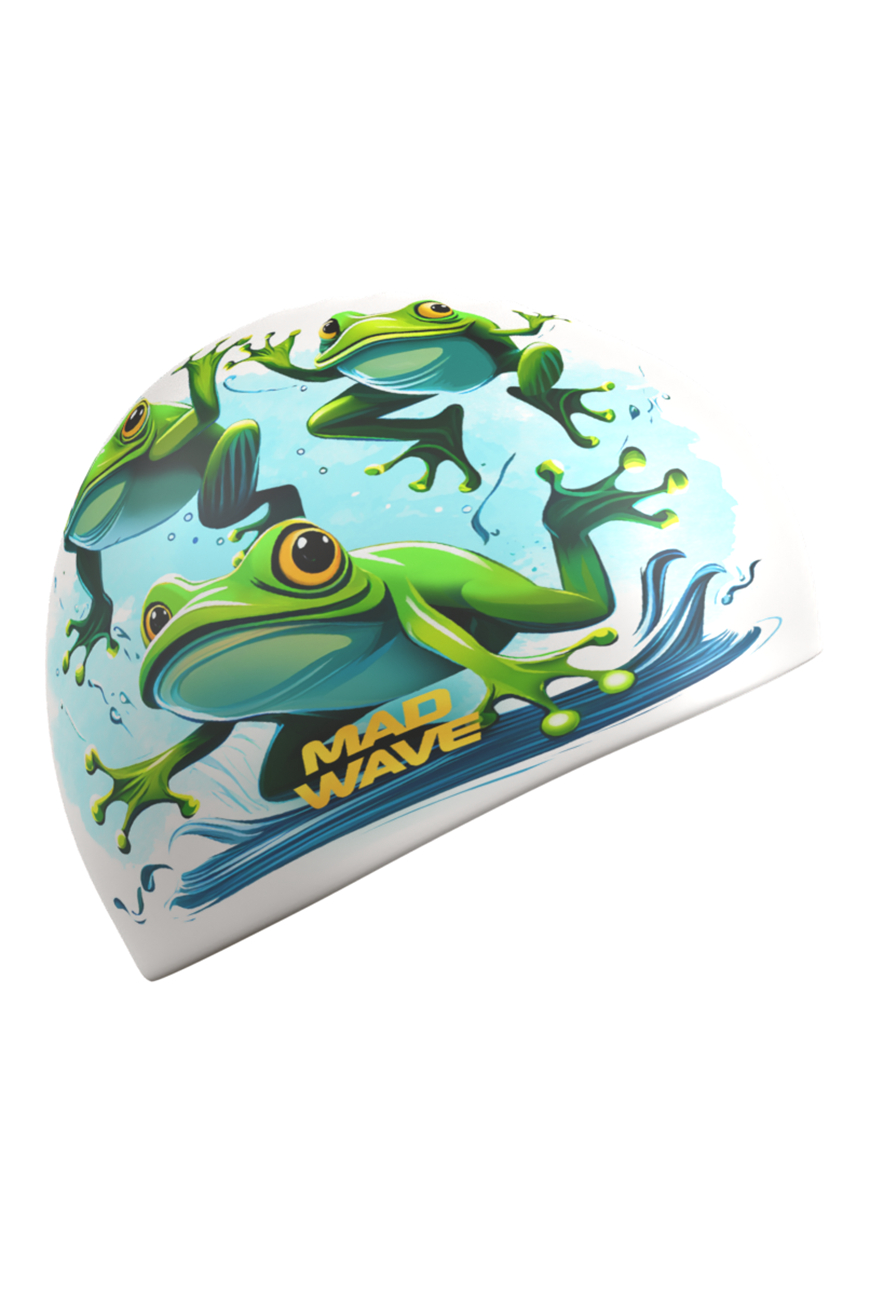Шапочка для бассейна Mad Wave Frogs HQ - фото 1