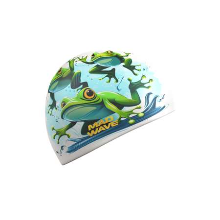 Шапочка для бассейна Mad Wave Frogs HQ