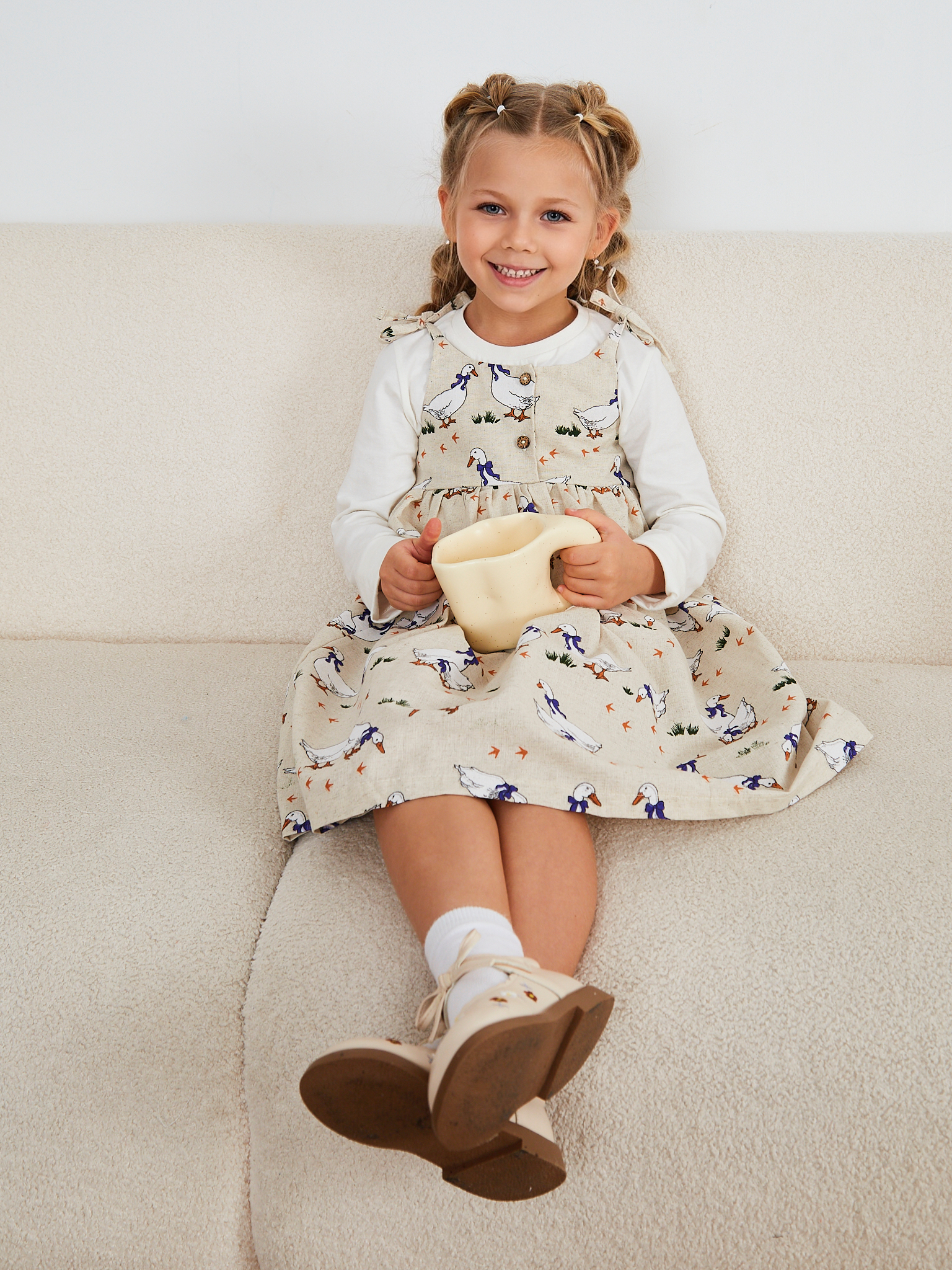 Сарафан MOUN сарафан_девочки_гуси - фото 11