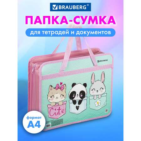 Папка с ручками Brauberg