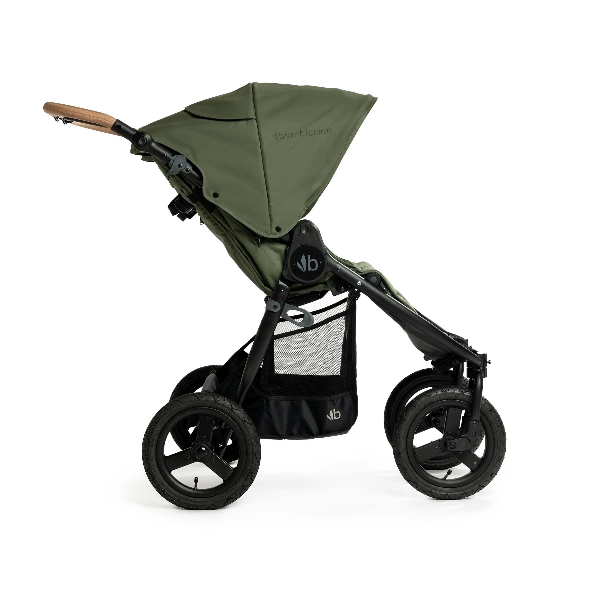 Коляска прогулочная Bumbleride Indie Twin 2025 / Olive - фото 13