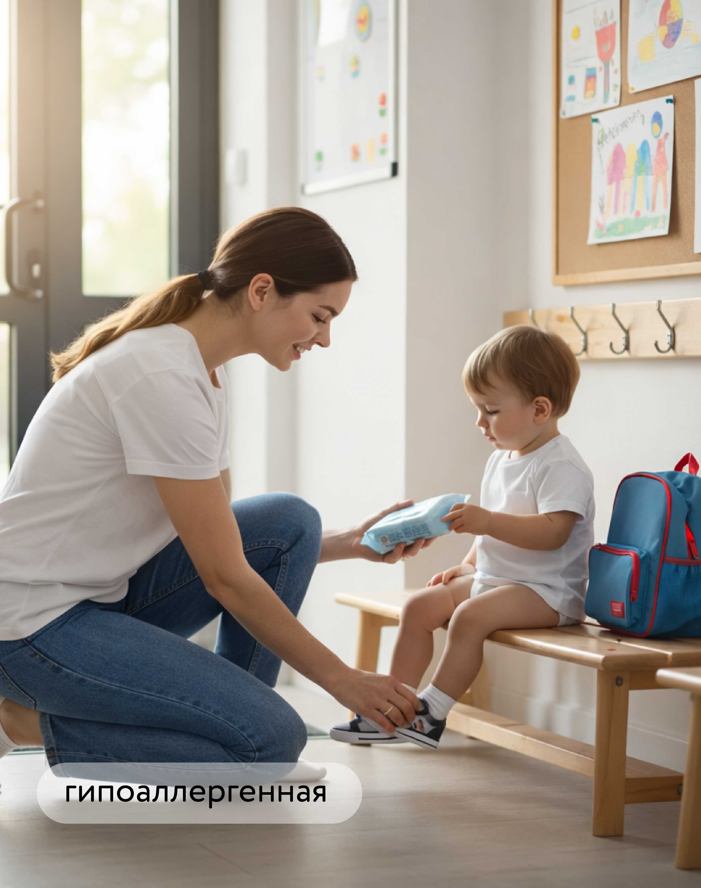 Влажная туалетная бумага BabyGo 42 шт. - фото 6