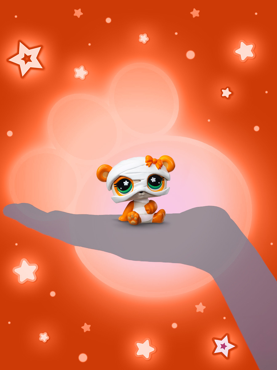 Фигурка Littlest Pet Shop Панда‑мумия - фото 3