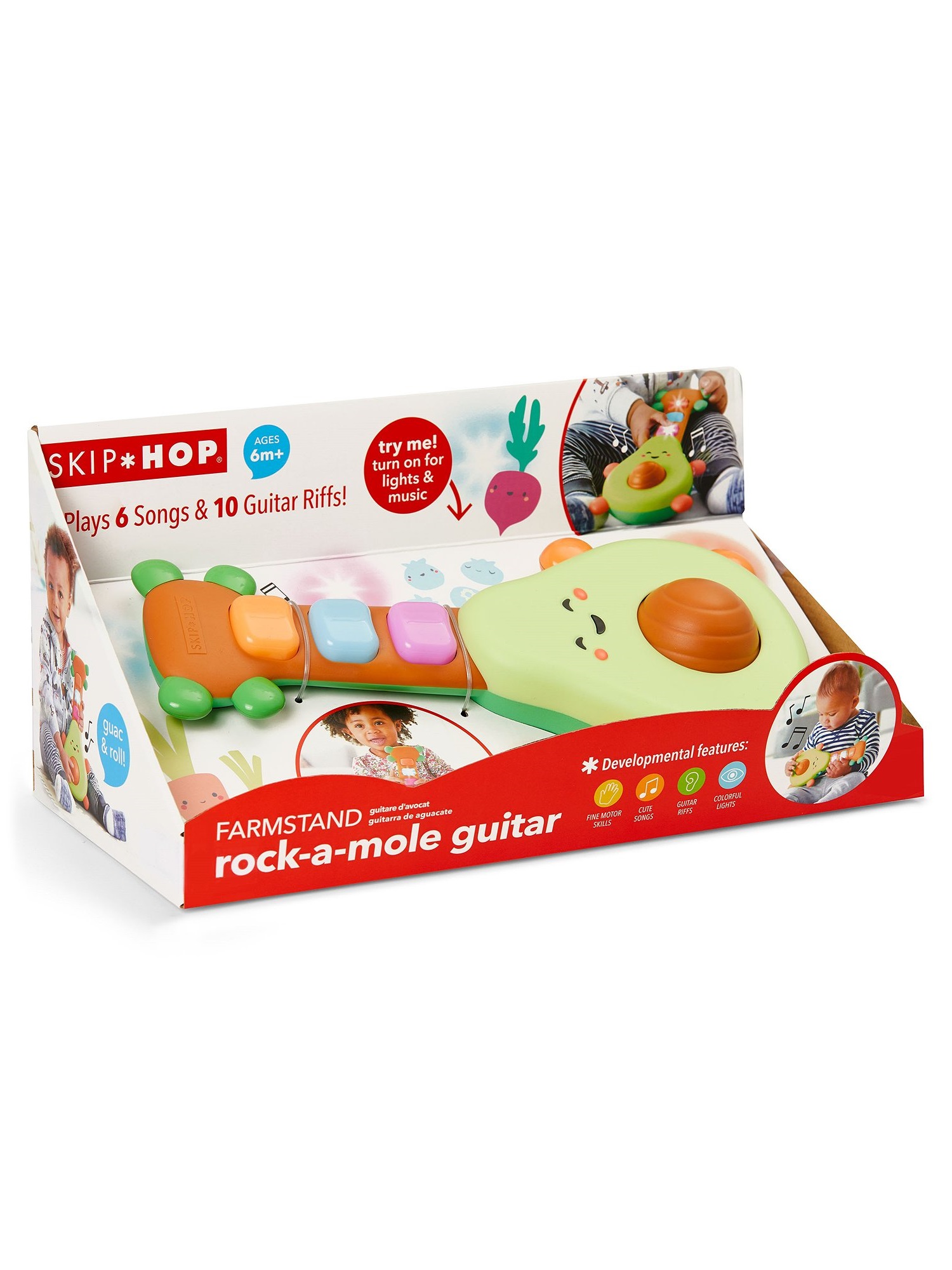 Игрушка музыкальная Skip Hop Авокадо гитара - фото 2