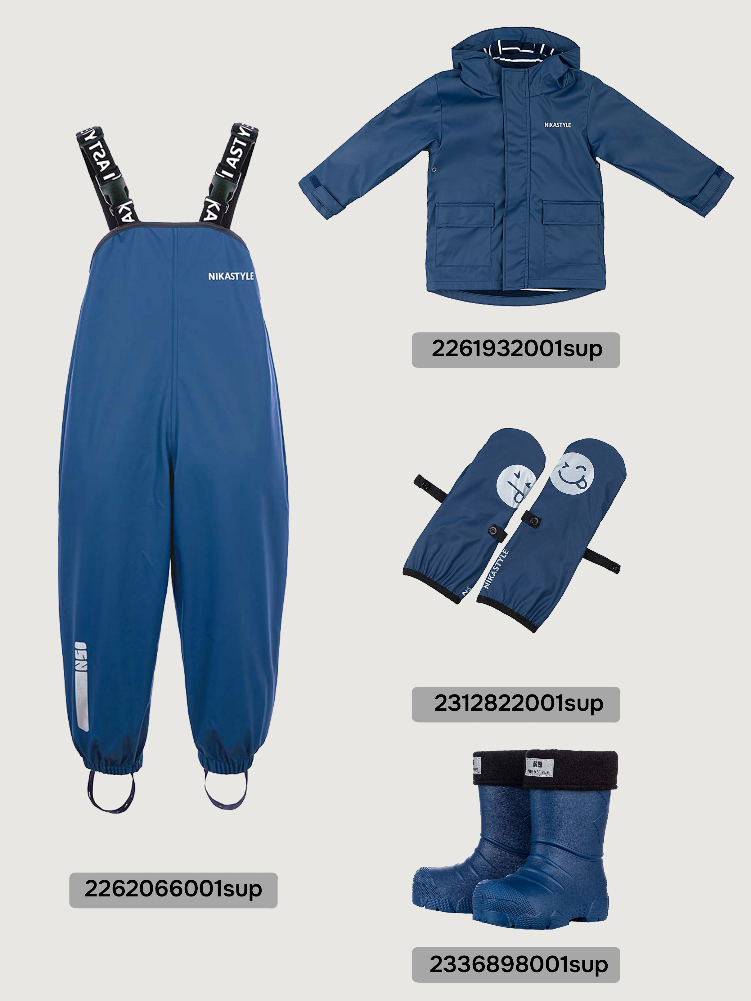Полукомбинезон NIKASTYLE 3л2722 неви - фото 13