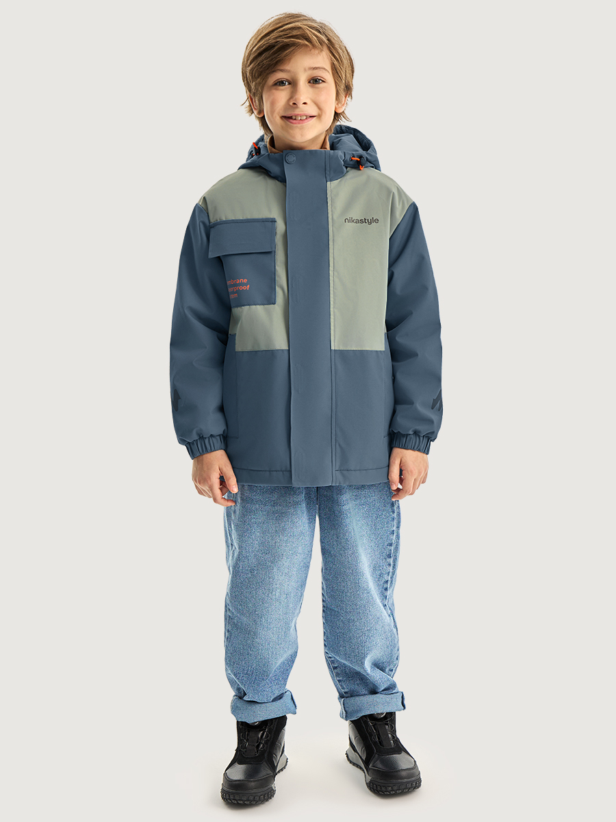 Куртка NIKASTYLE 4м5326 деним/фисташка - фото 6