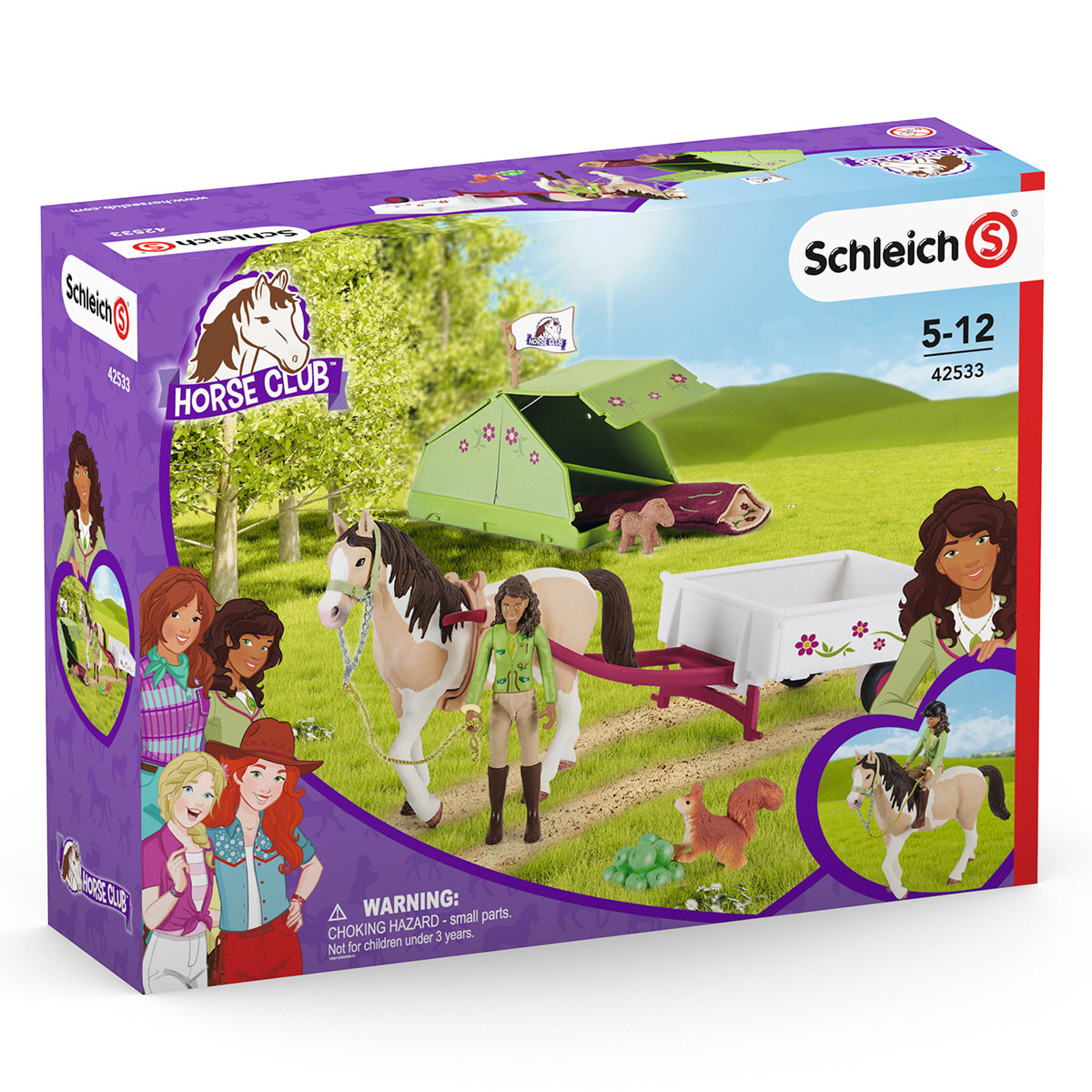 Игровой набор SCHLEICH Кэмпинг приключения Сары - фото 5