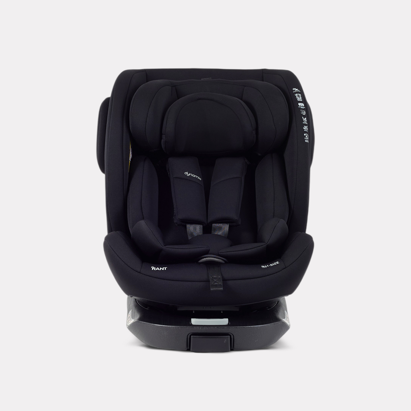 Автокресло Rant Basic Dynamic Isofix 0+/1/2/3 (0-36 кг) черный - фото 9