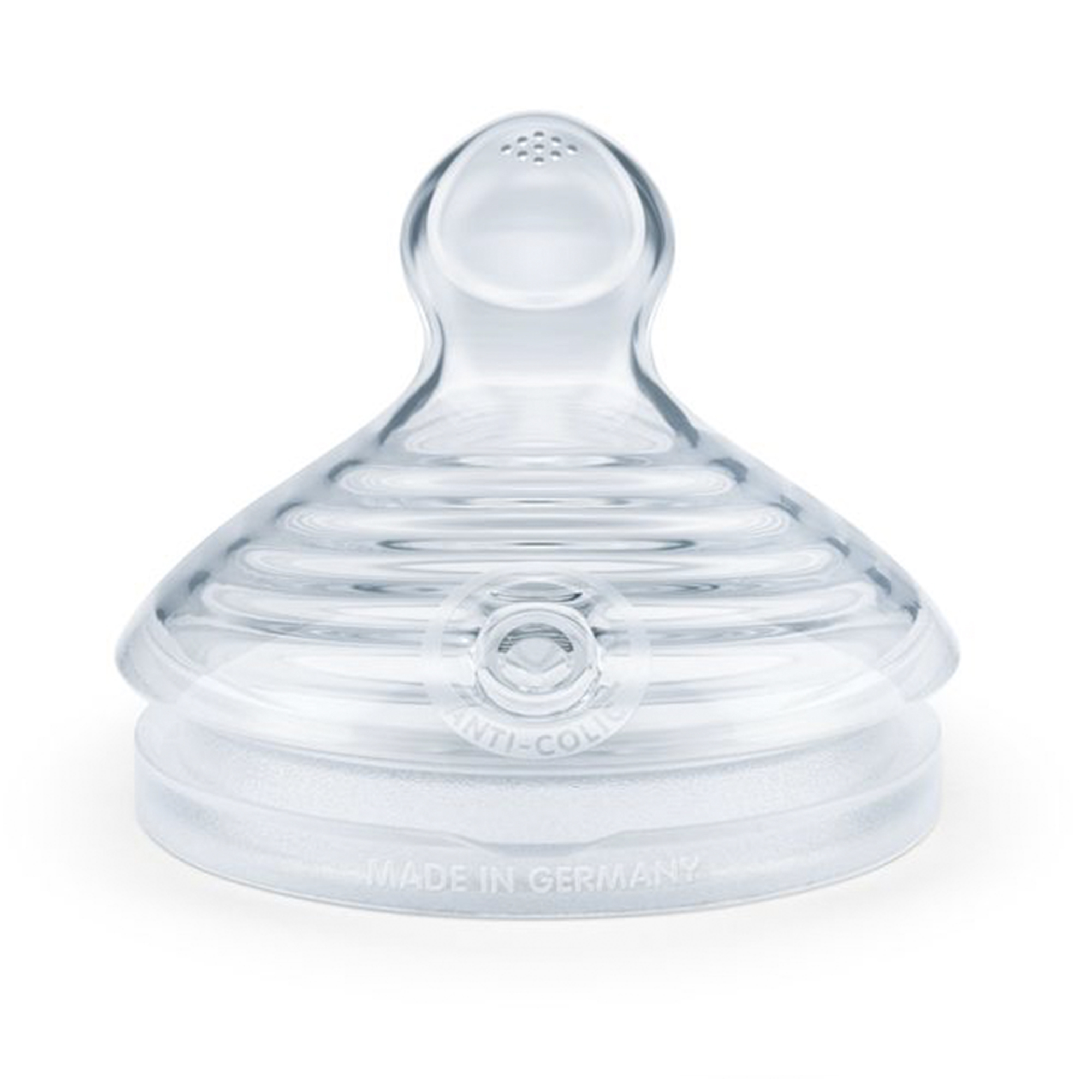 Соска Nuk Natural силикон L (быстрый поток) 2 шт. - фото 1