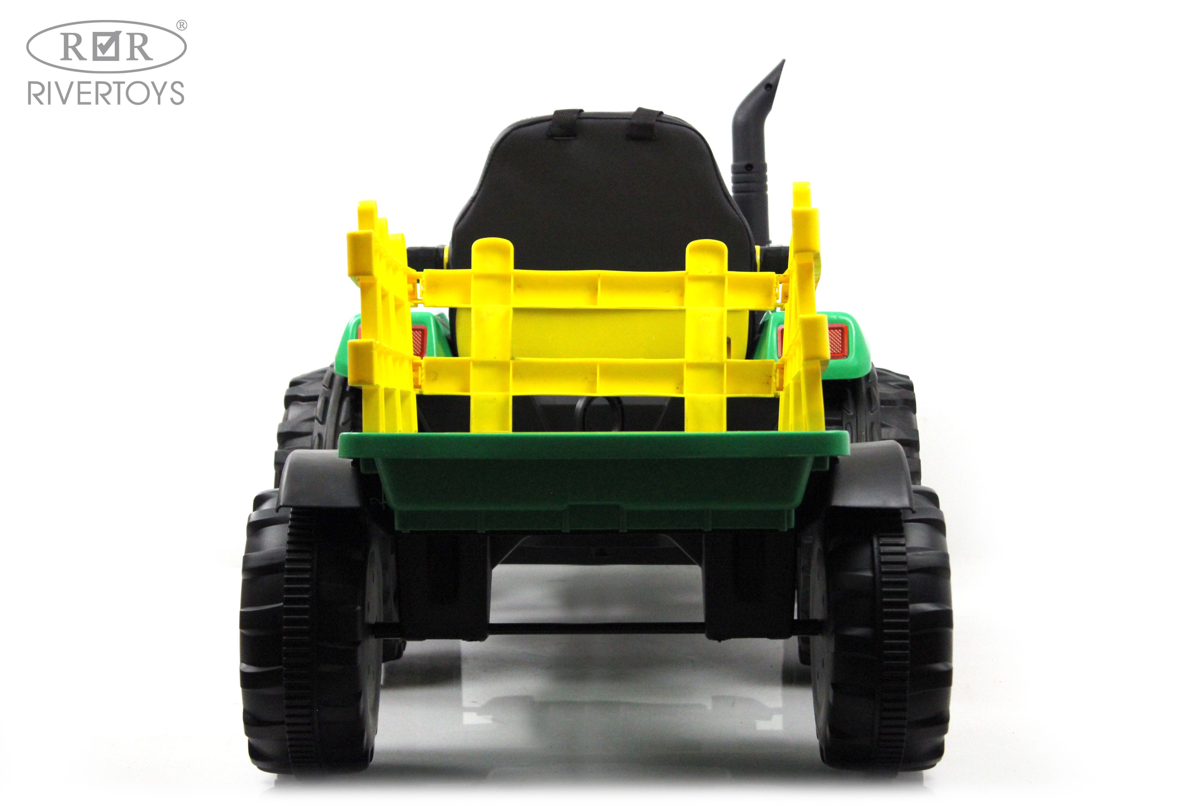 Электромобиль RIVERTOYS O555OO-GREEN С пультом ДУ - фото 24