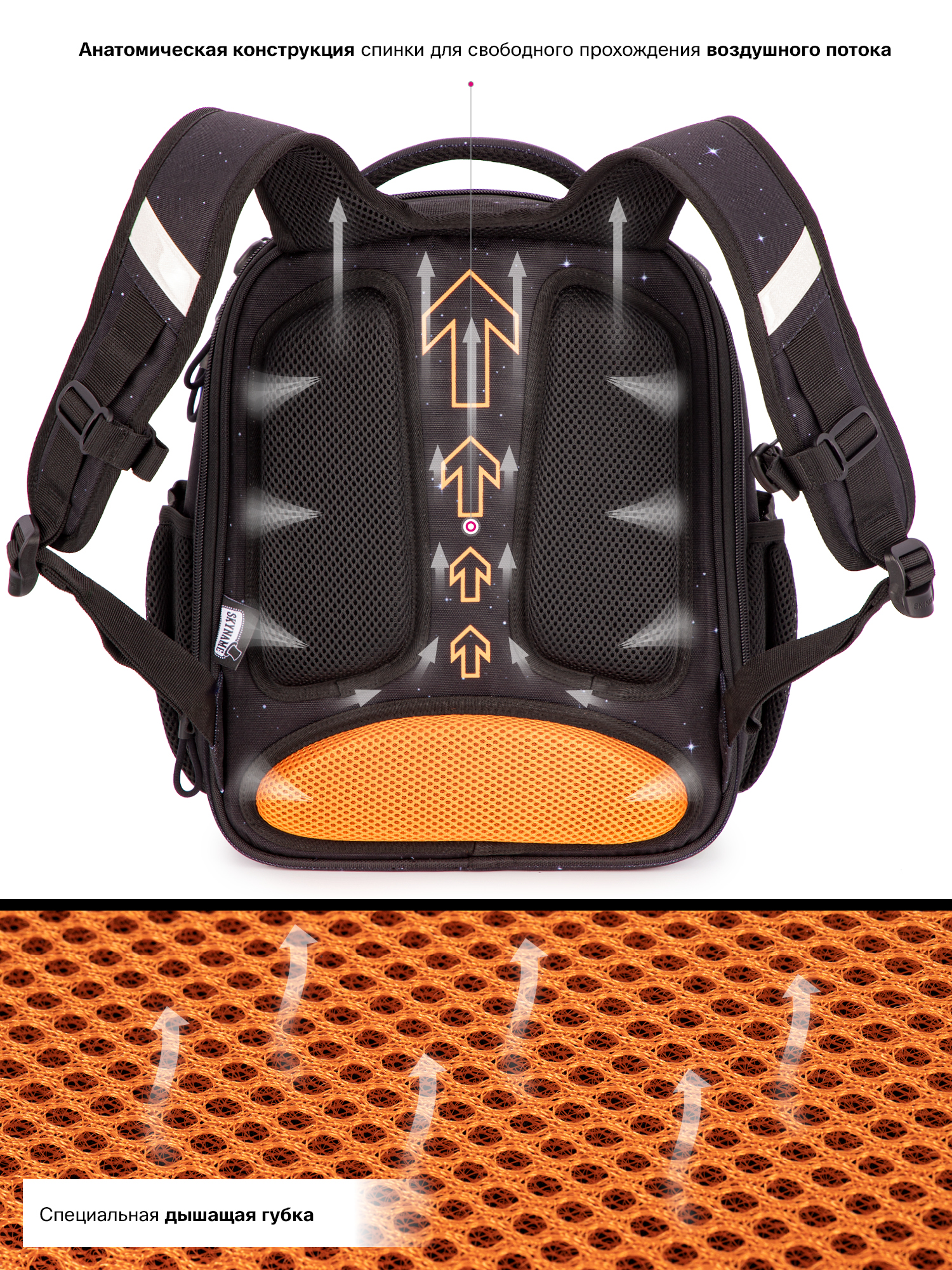 Рюкзак SkyName 16л анатомическая спинка+мешок - фото 11