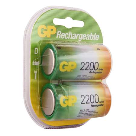Аккумулятор GP D HR20 2200mAh 2шт GP 220DH-2CR2