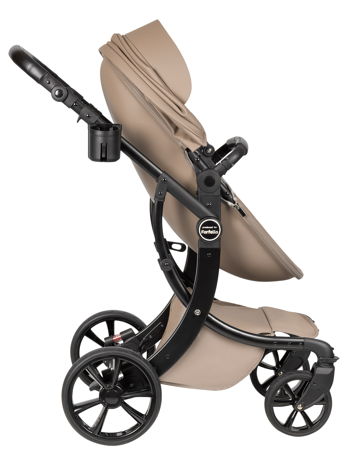 Коляска трансформер Aimile Spring коричневый - фото 14