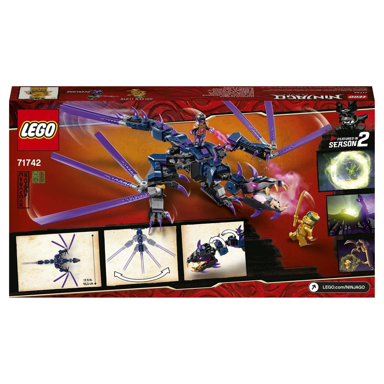 Конструктор LEGO NINJAGO блочный - фото 3